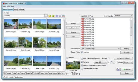 Windows 7 FastStone Photo Resizer 4.4 full